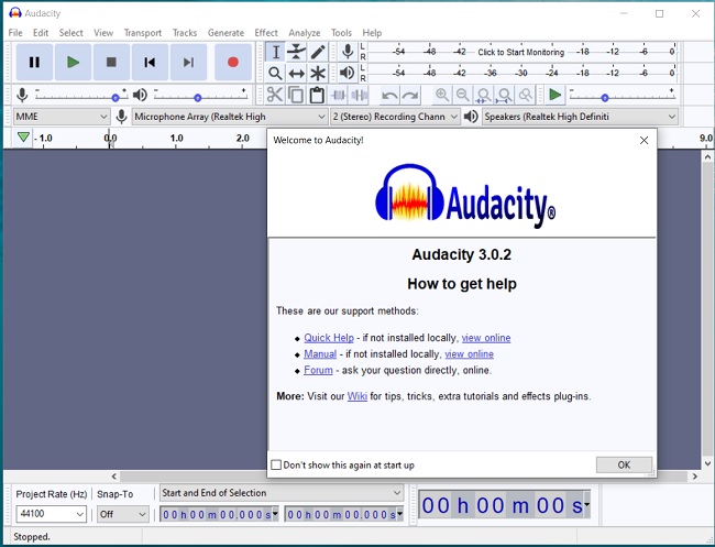 Hướng dẫn cài đặt phần mềm Audacity Full Crack