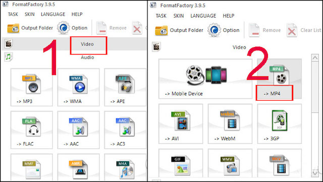 Cách nén video bằng Format Factory